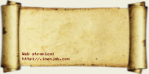 Jakov Crnjin vizit kartica